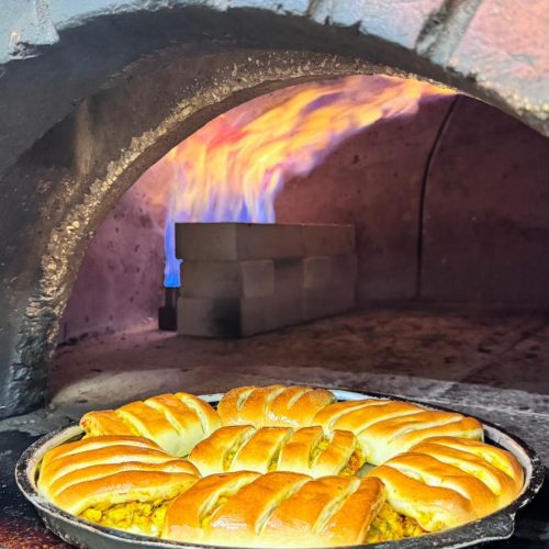 Fatayer mit Spinat und Zitrone, ofenfrisch
